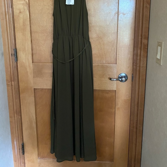 Olive/ navy green sun dress (H&M) - Picture 4 of 4